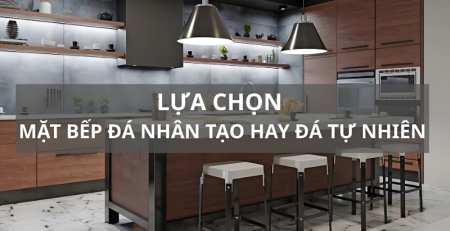 Mặt bếp đá nhân tạo đá tự nhiên