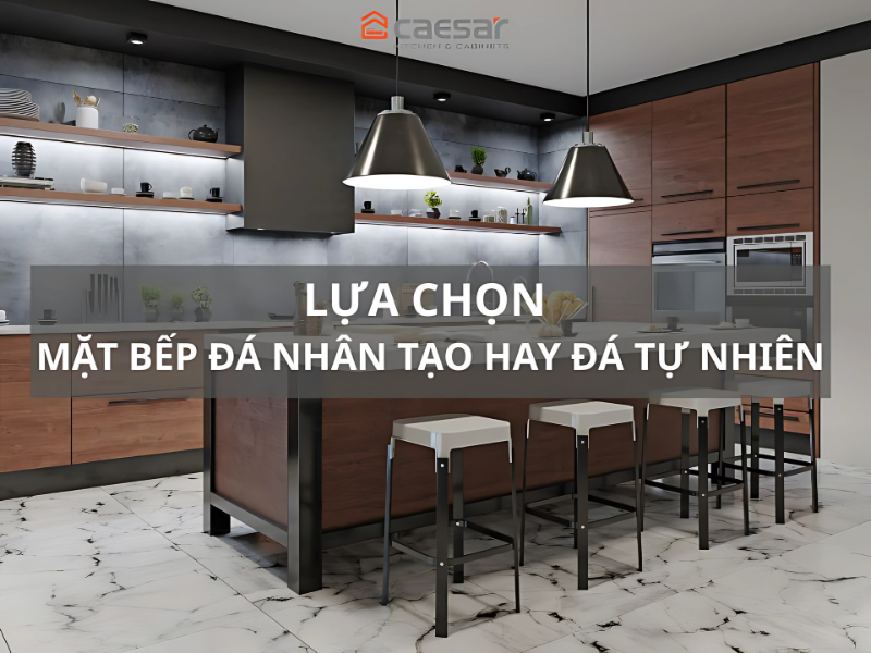 Mặt bếp đá nhân tạo đá tự nhiên