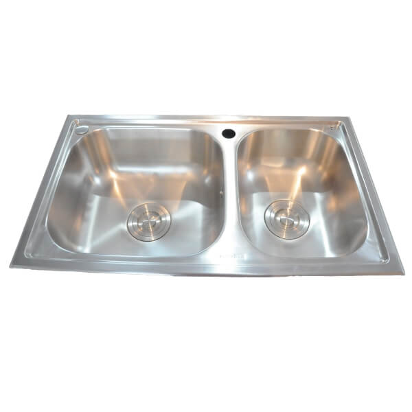 Bồn rửa đôi Inox CX-V11