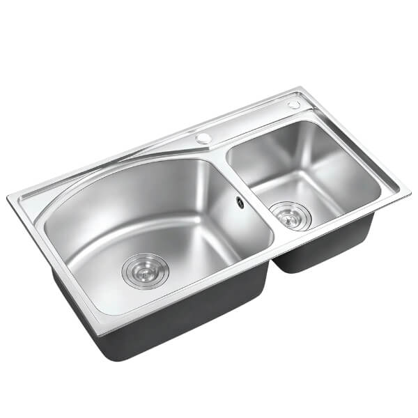 Bồn rửa đôi Inox CX-V27