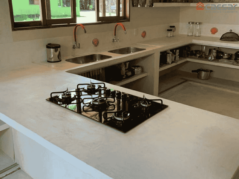 Ưu điểm và nhược điểm tủ bếp bê tông